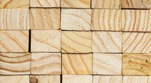 Wooden Acoustic Battens Stacked